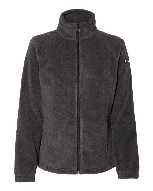 Columbia 212470, Women’s Benton Springs Fleece Full-zip Jacket, Charcoal Heather