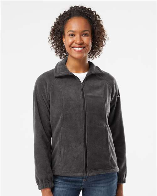 Columbia 212470, Women’s Benton Springs Fleece Full-zip Jacket, Charcoal Heather