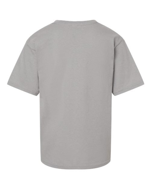 M&O 4850, Youth Gold Soft Touch T-shirt, Gravel