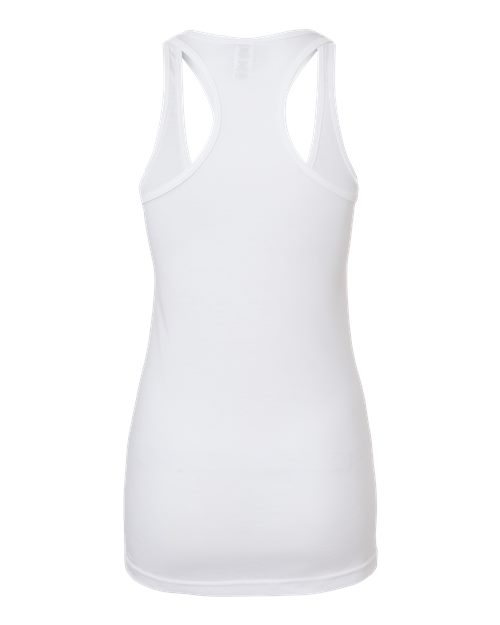 M&O 3590, Women's Racerback Blend Tank, White