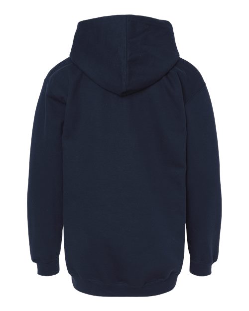 M&O 3322, Youth Fleece Pullover Hoodie, Navy