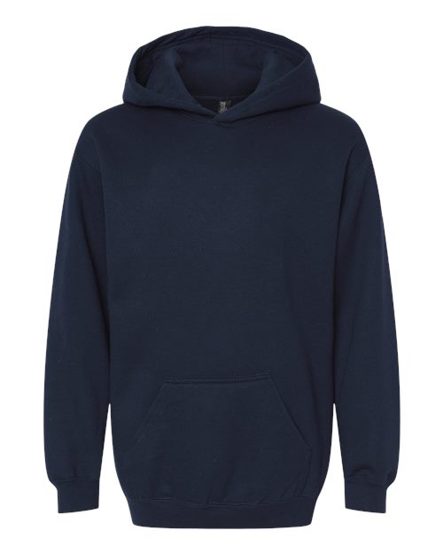 M&O 3322, Youth Fleece Pullover Hoodie, Navy