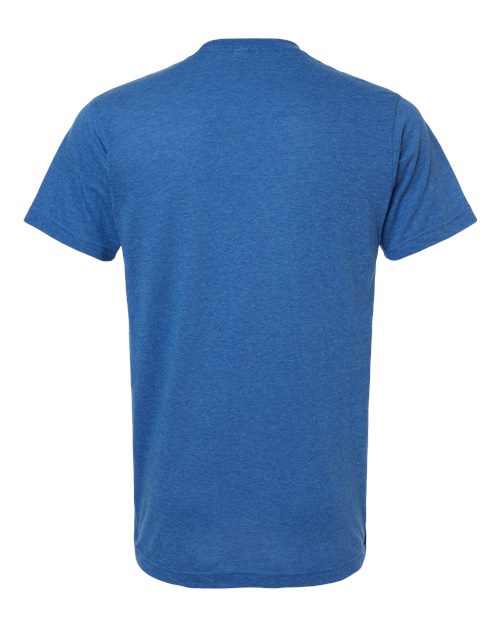 M&O 3541, Deluxe Blend T-shirt, Heather Royal
