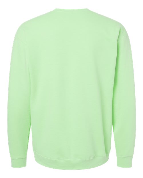M&O 3340, Unisex Crewneck Fleece, Neo Mint