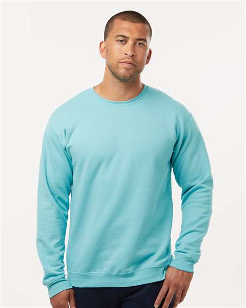 M&O 3340, Unisex Crewneck Fleece, Purist Blue