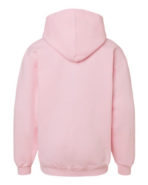 M&O 3322, Youth Fleece Pullover Hoodie, Light Pink