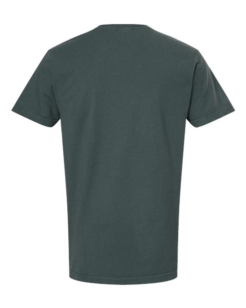 M&O 6500M, Unisex Vintage Garment-dyed T-shirt, Blue Spruce