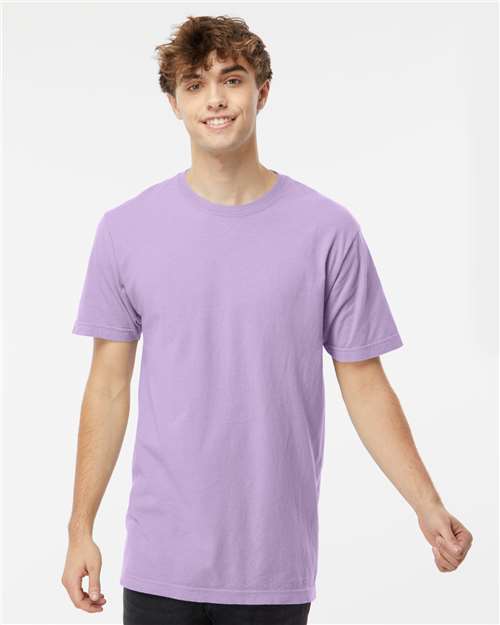 M&O 6500M, Unisex Vintage Garment-dyed T-shirt, Orchid
