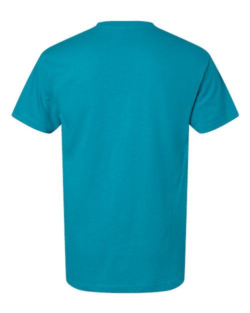 M&O 4800, Men's Gold Soft Touch T-shirt, Tropical Blue