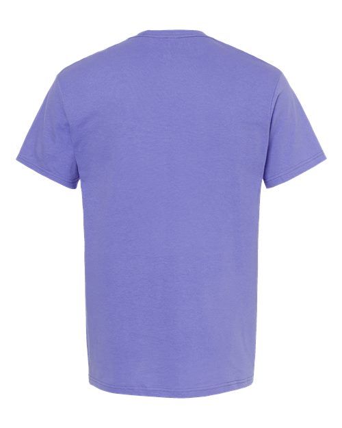 M&O 4800, Men's Gold Soft Touch T-shirt, Violet