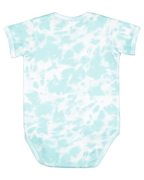 Rabbit Skins 4424, Infant Fine Jersey Bodysuit, Island Tie Dye