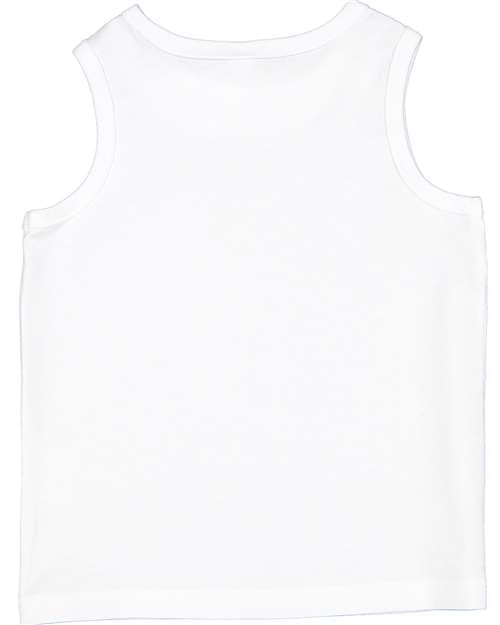 Rabbit Skins 3323, Toddler Fine Jersey Tank, White