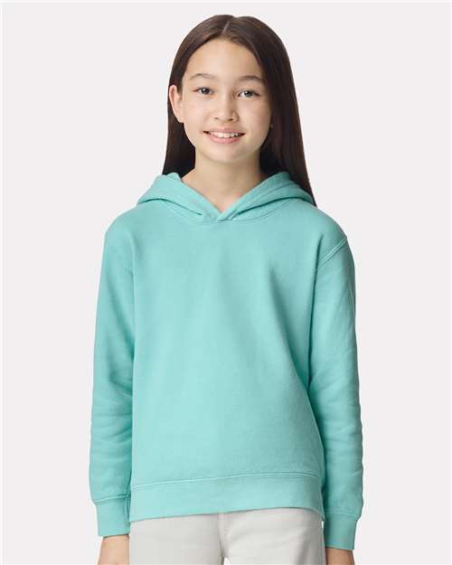 Youth Garment-Dyed Lightweight Fleece Hooded Sweatshirt - - 12441 - Toronto Screen Printing- Color