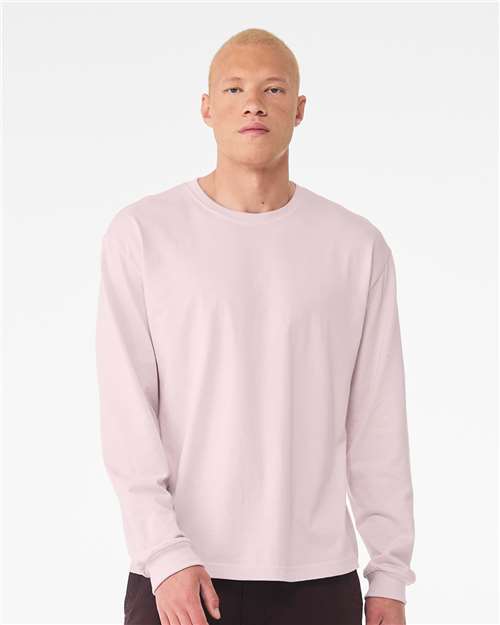 BELLA + CANVAS 3511, 6 Oz. Heavyweight Long Sleeve Tee, Soft Pink