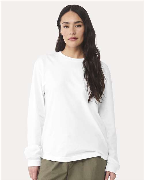 BELLA + CANVAS 3511, 6 Oz. Heavyweight Long Sleeve Tee, White