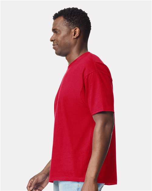 Gildan 75000, Unisex Hammer Maxweight T-shirt, Cherry Red