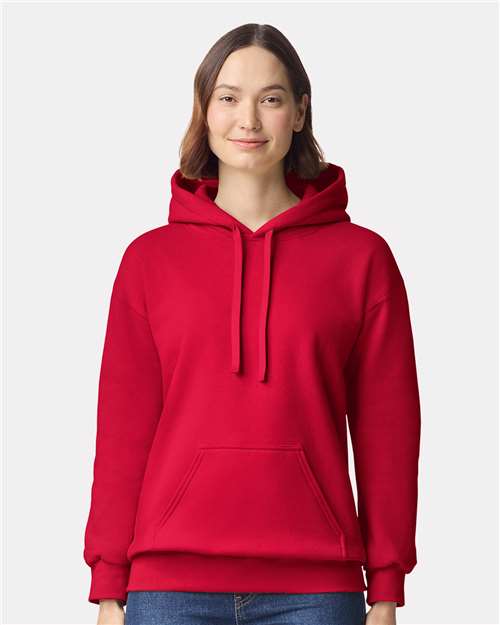 Gildan 19500, Unisex Hammer Maxweight Hooded Sweatshirt, Cherry Red