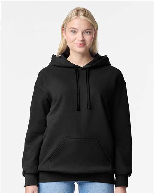 Gildan 19500, Unisex Hammer Maxweight Hooded Sweatshirt, Pitch Black