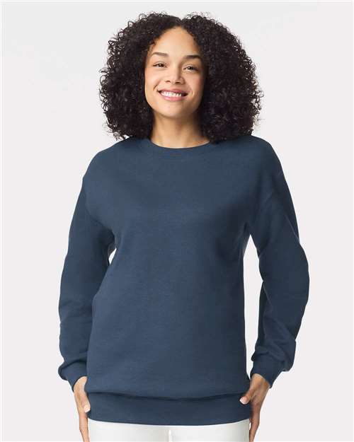 Gildan 19000, Unisex Hammer Maxweight Crewneck Sweatshirt, Blue Dusk