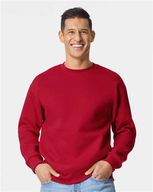 Gildan 19000, Unisex Hammer Maxweight Crewneck Sweatshirt, Cherry Red