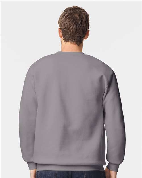 Gildan 19000, Unisex Hammer Maxweight Crewneck Sweatshirt, Gravel
