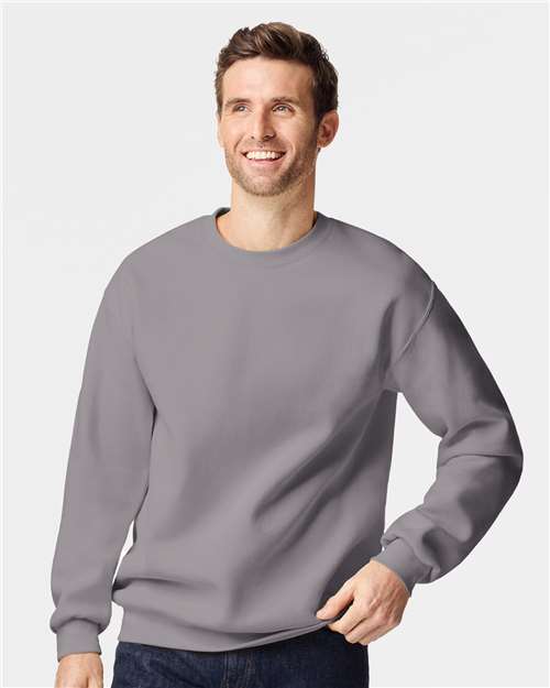 Gildan 19000, Unisex Hammer Maxweight Crewneck Sweatshirt, Gravel