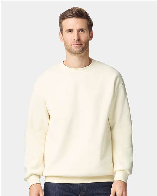 Gildan 19000, Unisex Hammer Maxweight Crewneck Sweatshirt, Off White