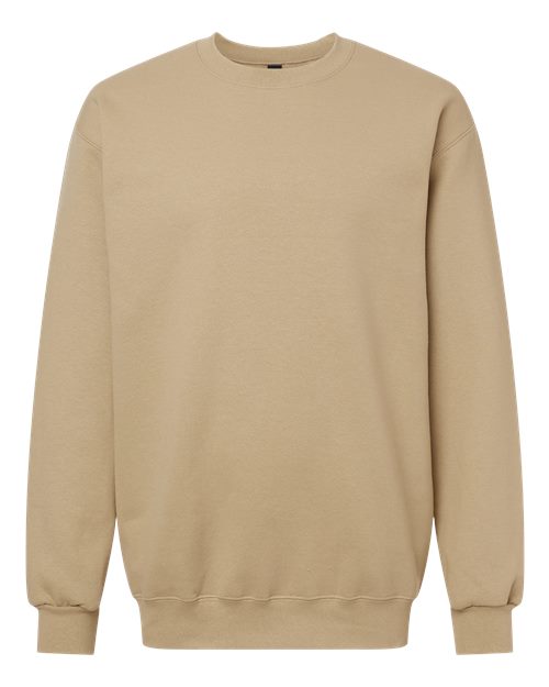Gildan 19000, Unisex Hammer Maxweight Crewneck Sweatshirt, Tan