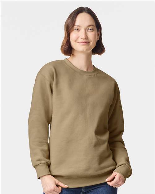 Gildan 19000, Unisex Hammer Maxweight Crewneck Sweatshirt, Tan
