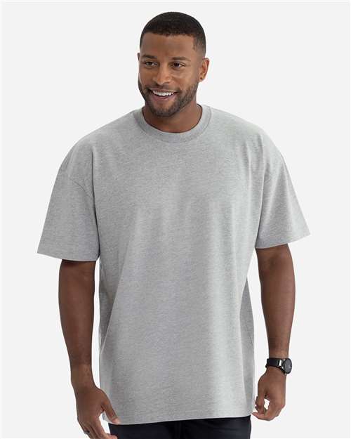 Next Level 7200, Unisex Heavyweight Tee, Heather Grey