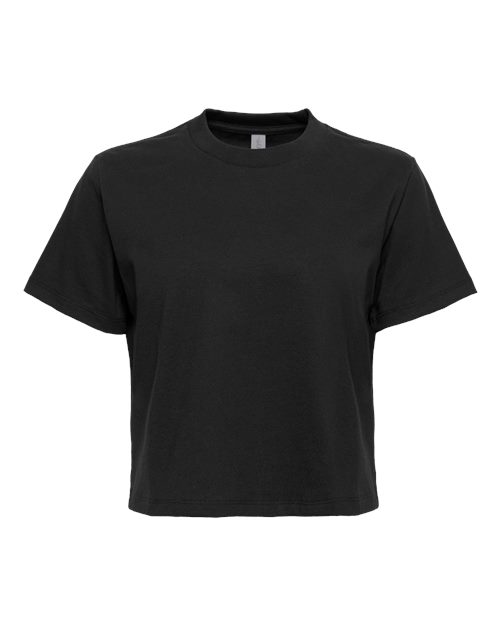 Next Level 7610, Women's Heavyweight Boxy Tee, Black