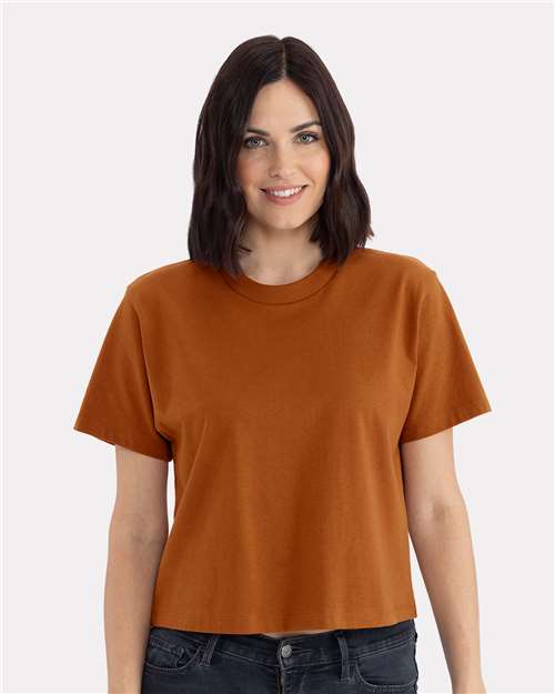 Next Level 7610, Women's Heavyweight Boxy Tee, Clay