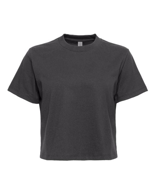 Next Level 7610, Women's Heavyweight Boxy Tee, Graphite Black