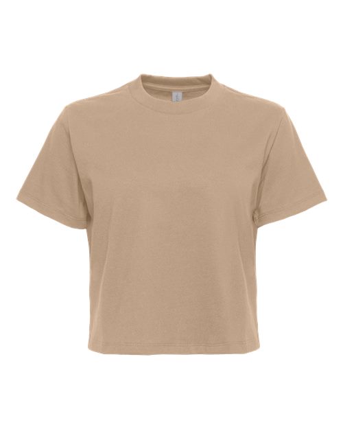 Next Level 7610, Women's Heavyweight Boxy Tee, Tan