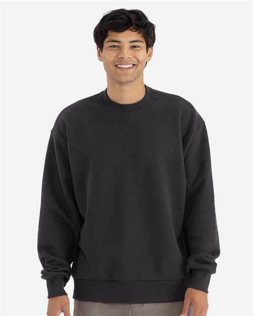 Next Level 9007, Unisex Heavyweight Crewneck Sweatshirt, Graphite Black