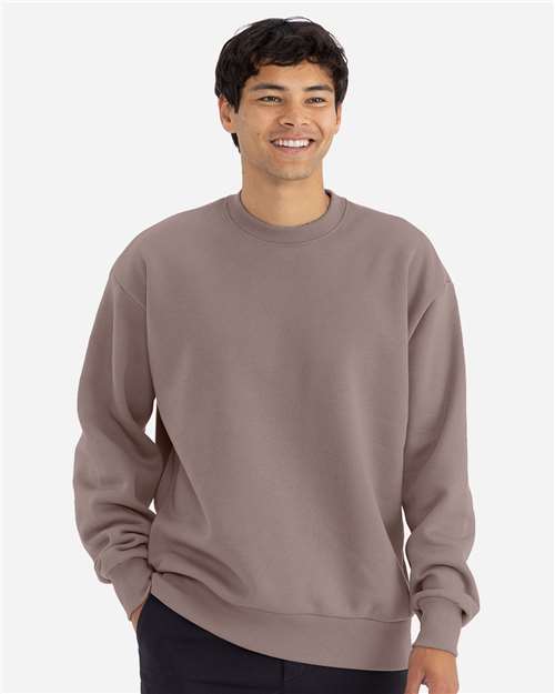 Next Level 9007, Unisex Heavyweight Crewneck Sweatshirt, Shiitake