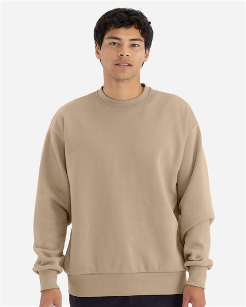 Next Level 9007, Unisex Heavyweight Crewneck Sweatshirt, Tan