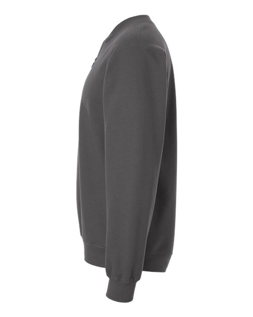 Gildan SF008, Unisex Softstyle Midweight Quarter-zip Sweatshirt, Charcoal