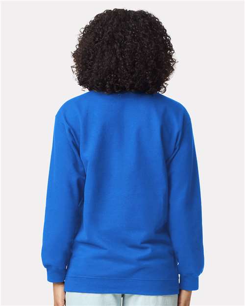 Gildan SF008, Unisex Softstyle Midweight Quarter-zip Sweatshirt, Royal
