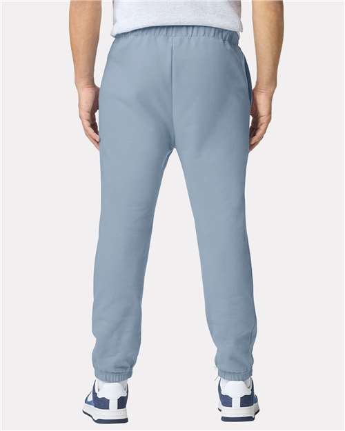 Gildan SF100, Unisex Softstyle Midweight Pocket Sweatpants, Stone Blue