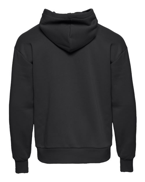 Next Level 9307, Unisex Heavyweight Fleece Hoodie Sweatshirt, Graphite Black
