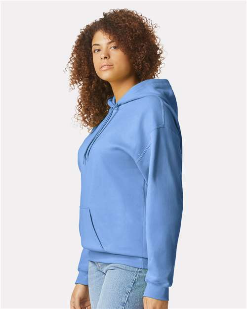 Gildan SF500 Unisex Softstyle® Midweight Hooded Sweatshirt Cotton Cotton-Poly Blend Fleece Hooded Insulated Jersey Midweight Moisture-Wicking Outerwear Pocket Polyester Regular Fit Spandex Sport / Athletic Super Heavyweight Sweatshirts & Fleece Tear-Away Label Tops Womens Womens Tops