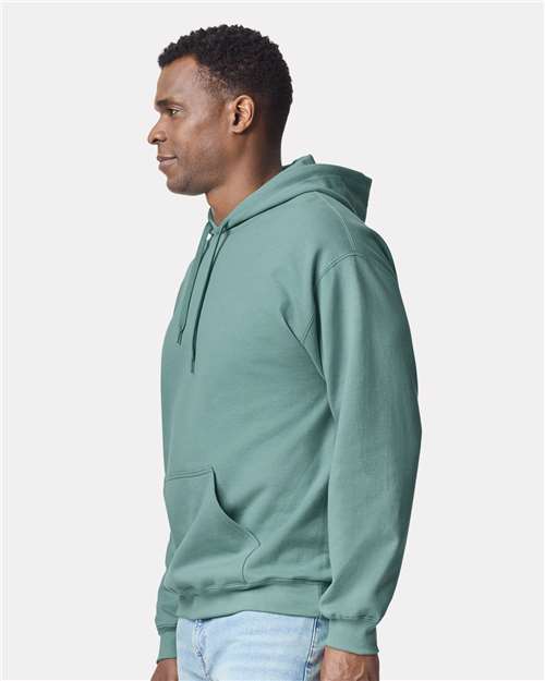 Gildan SF500 Unisex Softstyle® Midweight Hooded Sweatshirt Cotton Cotton-Poly Blend Fleece Hooded Insulated Jersey Midweight Moisture-Wicking Outerwear Pocket Polyester Regular Fit Spandex Sport / Athletic Super Heavyweight Sweatshirts & Fleece Tear-Away Label Tops Womens Womens Tops