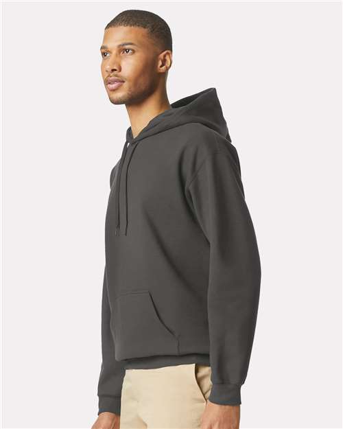 Gildan SF500 Unisex Softstyle® Midweight Hooded Sweatshirt Cotton Cotton-Poly Blend Fleece Hooded Insulated Jersey Midweight Moisture-Wicking Outerwear Pocket Polyester Regular Fit Spandex Sport / Athletic Super Heavyweight Sweatshirts & Fleece Tear-Away Label Tops Womens Womens Tops