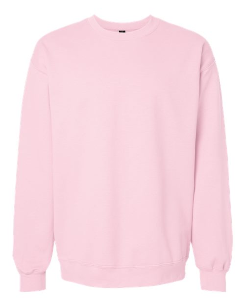 Gildan SF000 Unisex Softstyle® Midweight Crewneck Sweatshirt Cotton Cotton-Poly Blend Crewneck Fleece Midweight Moisture-Wicking Outerwear Polyester Regular Fit Spandex Sport / Athletic Super Heavyweight Sweatshirts & Fleece Tear-Away Label Tops Womens Womens Tops