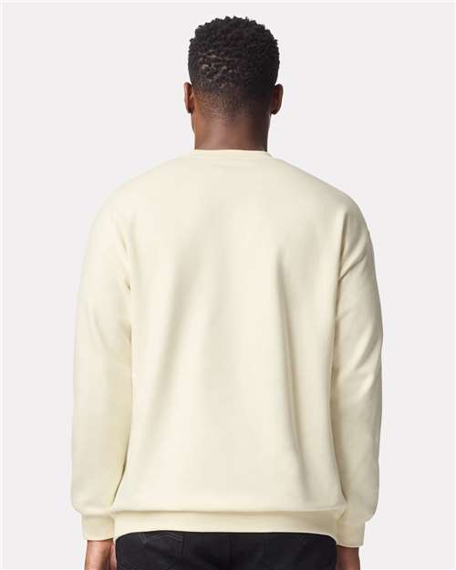 Gildan SF000 Unisex Softstyle® Midweight Crewneck Sweatshirt Cotton Cotton-Poly Blend Crewneck Fleece Midweight Moisture-Wicking Outerwear Polyester Regular Fit Spandex Sport / Athletic Super Heavyweight Sweatshirts & Fleece Tear-Away Label Tops Womens Womens Tops
