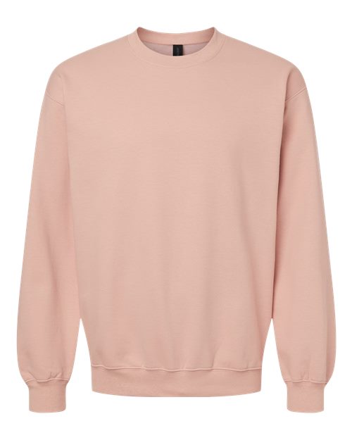 Gildan SF000 Unisex Softstyle® Midweight Crewneck Sweatshirt Cotton Cotton-Poly Blend Crewneck Fleece Midweight Moisture-Wicking Outerwear Polyester Regular Fit Spandex Sport / Athletic Super Heavyweight Sweatshirts & Fleece Tear-Away Label Tops Womens Womens Tops