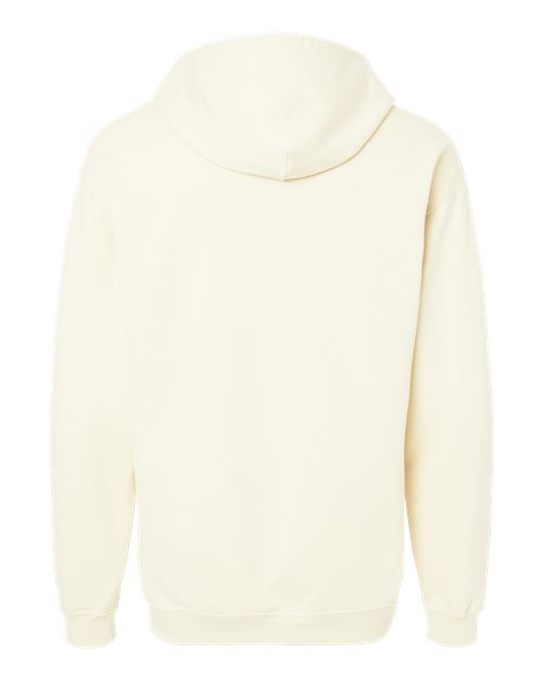 Gildan SF600, Unisex Softstyle Midweight Full-zip Hooded Sweatshirt, Off White