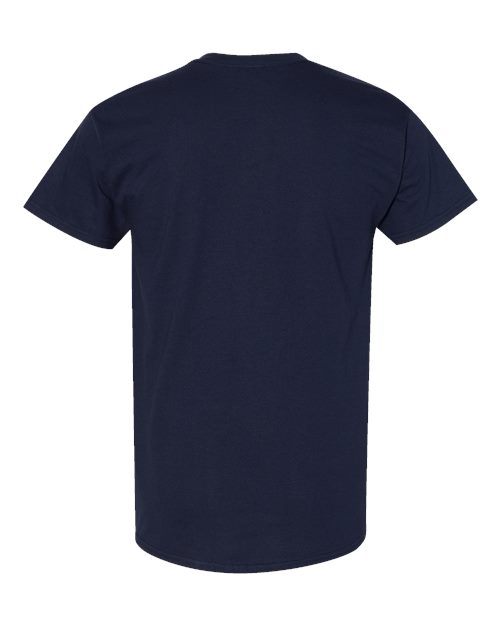 Gildan 5000, Unisex Heavy Cotton T-shirt, Blue Dusk
