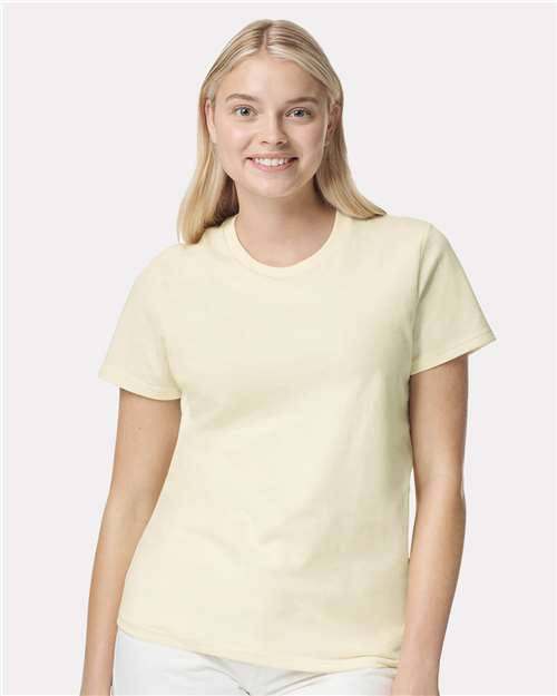 Gildan 5000L, Women's Heavy Cotton T-shirt, Off White
